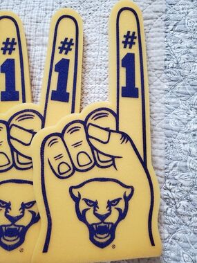 Blue Pitt Panthers 18" Mascot Foam Fingers